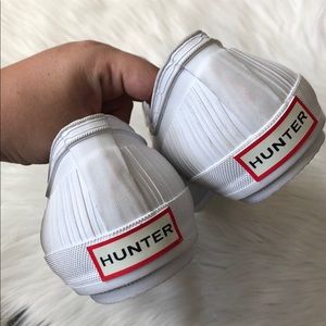 Hunter Original Waterproof Low Top White Sneakers